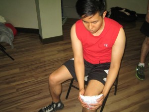 soccer injuries-knee sprain