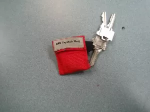 Keychain Pocket Mask for CPR